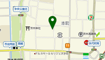 福原商店の地図画像