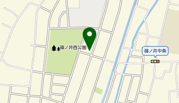 街の焼きたてパン屋さん こむぎの地図画像