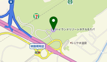 モスバーガー 富士急ハイランド店の地図画像