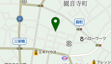 北欧館の地図画像