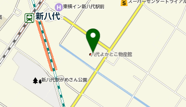 八代よかとこ物産館レストランの地図画像