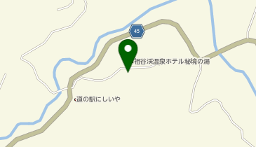 ホテル秘境の湯の地図画像