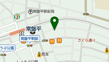 石窯パン工房 サフラン 常盤平店の地図画像