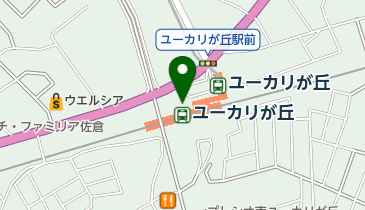 ウィシュトンホテル ユーカリ 日本料理さくらの地図画像