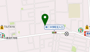 手打ちうどん鷹の地図画像