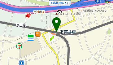 フラマンドール 下高井戸店の地図画像