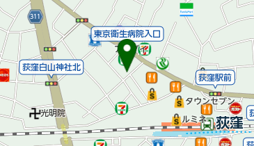 BAR ききゅうの地図画像