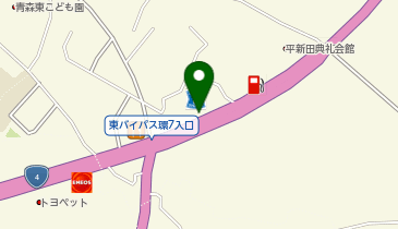 蕎麦処 小巾亭 東バイパス店の地図画像