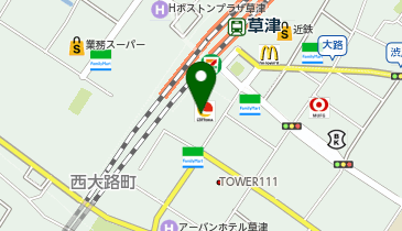 ちゃんぽん亭 草津駅前店の地図画像
