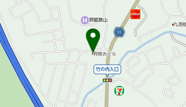 粋房 おぐらの地図画像