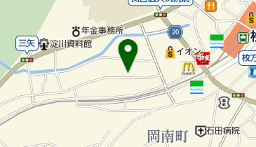 八幡屋の地図画像