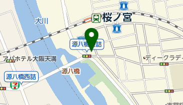 め組 桜ノ宮店の地図画像