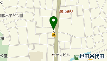 炭火環七市場の地図画像
