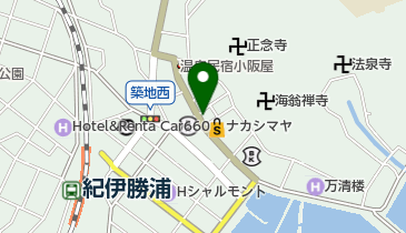 八雲鮨 勝浦店の地図画像