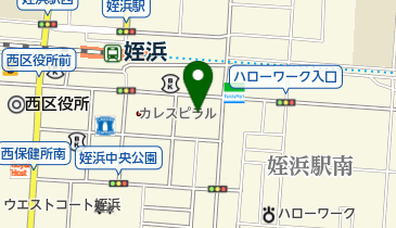 まことうどんの地図画像