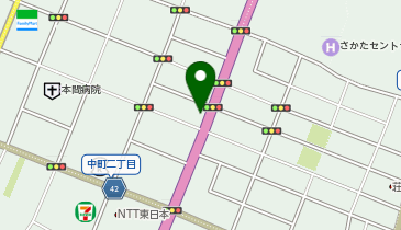 米沢屋の地図画像