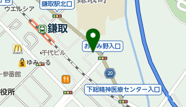 かまど 鎌取店の地図画像