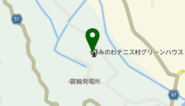 みのわテニス村ファミリーハウスレストランみのわの地図画像