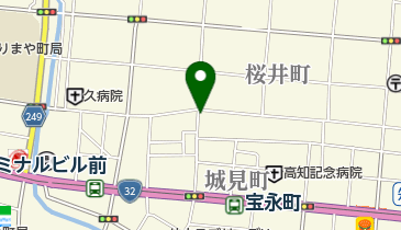 桜井町2丁目食堂 テンゾーネの地図画像