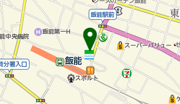 中国料理 祥龍房 飯能北口店の地図画像