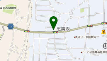 恵美坂福寿司の地図画像