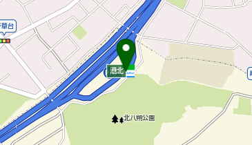 港北パーキングエリア(下り線)レストランの地図画像