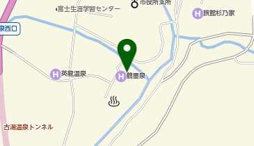 鶴の恩返しよみがえりの宿 鶴霊泉の地図画像