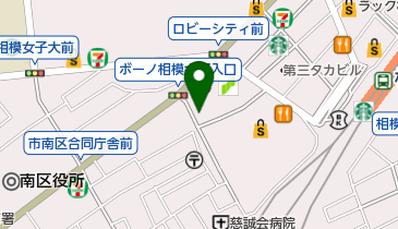 お好み焼き じゅげむの地図画像