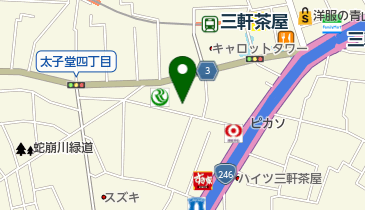 なかみち 名西酒蔵 三軒茶屋 なかみち通り店の地図画像