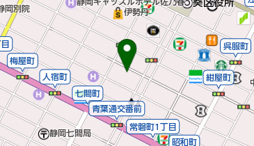 駿河呑喰処 のっちの地図画像