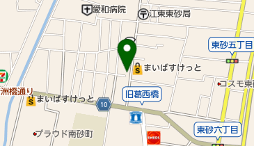 葛西橋の地図画像