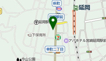 串焼き 南の地図画像