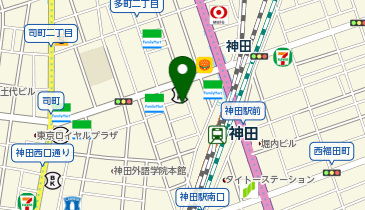 ベースボール居酒屋 リリーズ 神田スタジアムの地図画像