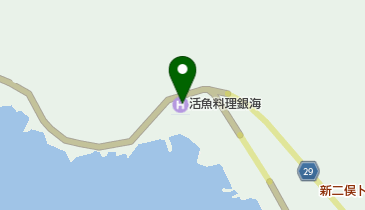 活魚料理 銀海の地図画像