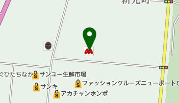 大釜屋 ひたちなか店の地図画像