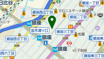 よもだそば (銀座店)の地図画像