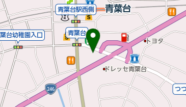 ラウンジカフェの地図画像