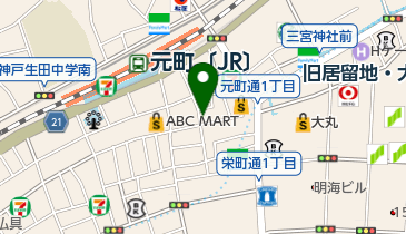 喫茶 あじさいの地図画像