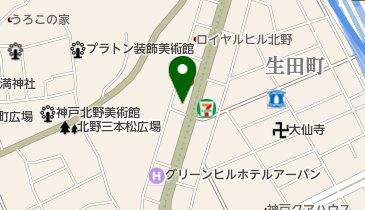 カフェバール こうべっこの地図画像