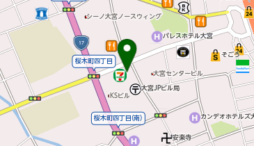 カフェ ベローチェ 大宮店の地図画像