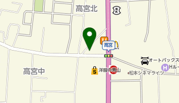 お好み焼き でん道の地図画像