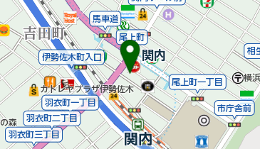 カフェ ベローチェ 関内駅前店の地図画像