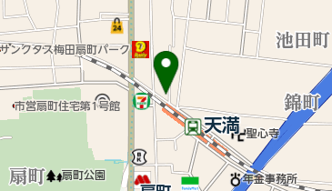 大安の地図画像