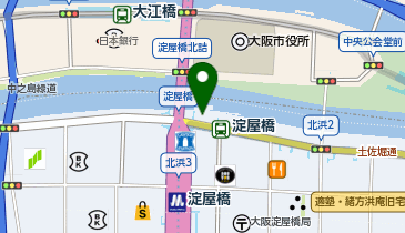 カフェ ベローチェ 淀屋橋店の地図画像