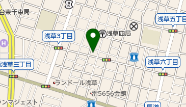 浅草 柳 since1985の地図画像