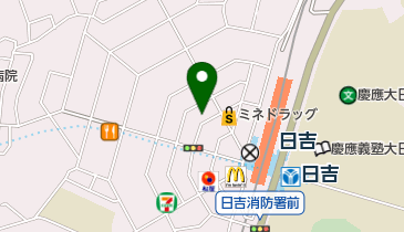 横濱串工房 日吉店の地図画像