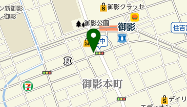粉もんダイニングてこの音の地図画像