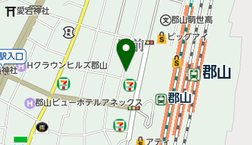韓国家庭料理マダンの地図画像