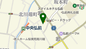 弘前市まちなか情報センター Cafe Cercleの地図画像