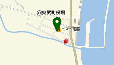 まつや食堂の地図画像